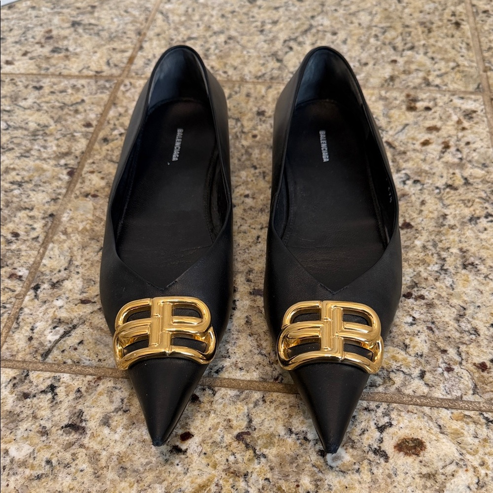 Balenciaga Point Toe Ballet Flat